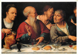 Art - Peinture - Joos Van Cleve - Rétable De La Déploration Du Christ - Prédelle : La Cène, Détail (portrait De L'artist - Paintings