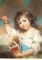 Art - Peinture - John Russel - Petite Fille Aux Cerises - CPM - Carte Neuve - Voir Scans Recto-Verso - Paintings