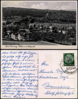 Bad Reinerz Duszniki-Zdrój Panorama-Ansicht Blick Auf Villen Im Kurpark 1939 - Schlesien