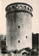 02 - Coucy Le Château - Le Donjon Du Château (avant La Guerre De 1914-1918)  - Mention Photographie Véritable - CPSM Gra - Autres & Non Classés