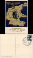 Ansichtskarte  Militär/Propaganda - Deutsches Reich Führer 13. März 1938 - Guerre 1939-45