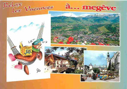 74 - Mégève - Multivues - Chevaux - Traineau - CPM - Voir Scans Recto-Verso - Megève