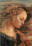 Art - Peinture Religieuse - Fra Filippo Lippi - La Vierge Et L'Enfant - Détail - Firenze - Galleria Uffizi - CPM - Voir  - Pinturas, Vidrieras Y Estatuas