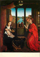 Art - Peinture Religieuse - Rogier Van Der Weyden - Saint Luc Dessinant Le Portrait De La Vierge - CPM - Voir Scans Rect - Paintings, Stained Glasses & Statues