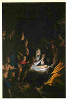 Art - Peinture Religieuse - Adoration De L'enfant - CPM - Voir Scans Recto-Verso - Schilderijen, Gebrandschilderd Glas En Beeldjes