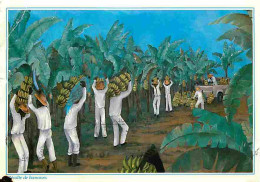 Art - Peinture - Antilles - Plantation De Banaes Et Cueillette - CPM - Voir Scans Recto-Verso - Paintings