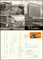 Dresden DDR Mehrbild-AK Interhotel „Newa" Ernst-Thälmann-Straße Postplatz 1973 - Dresden