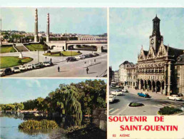 02 - Saint Quentin - Multivues - Automobiles - CPM - Voir Scans Recto-Verso - Saint Quentin