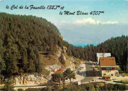 01 - Le Col De La Faucille - Vue Panoramique Sur Le Mont Blanc Et Le Lac Léman - CPM - Voir Scans Recto-Verso - Ohne Zuordnung