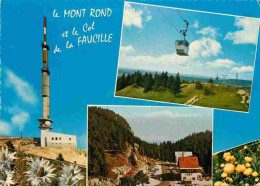 01 - Le Col De La Faucille - Le Mont Rond - Multivues - Téléphérique - Carte Dentelée - CPSM Grand Format - Voir Scans R - Ohne Zuordnung