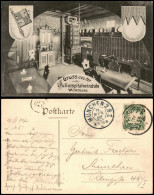 Würzburg Juliusspitalweinstube Innenansicht Weinstube Gastwirtschaft 1907 - Würzburg