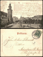 Ansichtskarte Frankfurt Am Main Zeil Mit Hauptwache 1903  Stempel Sachsenhausen - Frankfurt A. Main