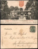 Ansichtskarte Frankfurt Am Main Palmengarten Hängebrücke - Heraldik 1903 - Frankfurt A. Main