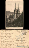 Marburg Lahn Elisabethkirche 1915   1. WK Feldpost Gelaufen Stempel BATTENBERG - Marburg