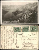 Postcard Njeguši Montenegro Његуши Lovcen Blick In Die Bucht 1928 - Montenegro