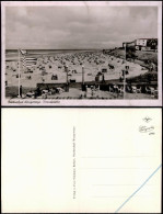 Ansichtskarte Wangerooge Meer / Strand - Restaurant-Terrasse, Hotels 1938 - Wangerooge