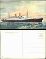 Norddeutscher Lloyd Bremen MS Berlin, Dampfer Schiff Steamer 1930 - Paquebots