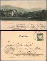 Ansichtskarte Jenbach (Tirol) Elekt. Bahn Und Gasthaus 1902 - Altri & Non Classificati