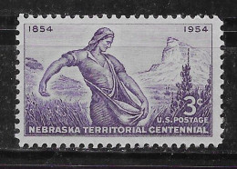 USA 1954.  Nebraska Sc 1060  (**) - Ungebraucht