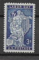 USA 1956.  Labor Day Sc 1082  (**) - Unused Stamps