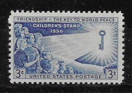 USA 1956.  Key For Peace Sc 1085  (**) - Ungebraucht