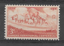 USA 1954.  Kansas Sc 1061  (**) - Ungebraucht