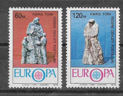 Cyprus Tur 1976.  Europa Mi 27-28  (**) - Nuevos