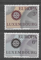 Luxembourg 1967.  Europa Mi 748-49  (**) - Nuevos