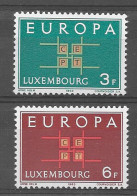Luxembourg 1963.  Europa Mi 680-81  (**) - Nuevos