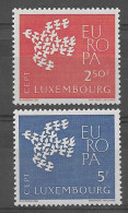 Luxembourg 1961.  Europa Mi 647-48  (**) - Neufs