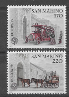 San Marino 1979.  Europa Mi 1172-73  (**) - Neufs