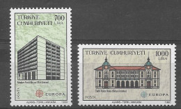 Turquia 1990.  Europa Mi 2886-87  (**) - Oblitérés