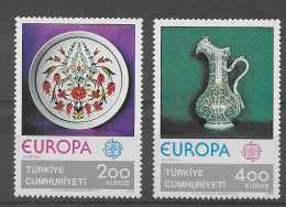 Turquia 1976.  Europa Mi 2385-86  (**) - Oblitérés