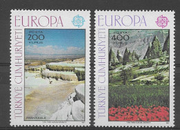 Turquia 1977.  Europa Mi 2415-16  (**) - Oblitérés