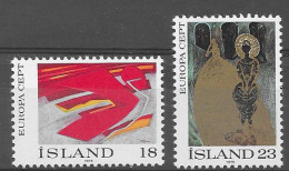 Islandia 1975.  Europa Mi 502-03  (**) - Unused Stamps