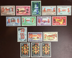 Tonga 1968 Decimal Surcharges Set MNH - Tonga (...-1970)