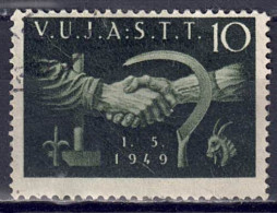 Italien / Triest Zone B - 1949 - Tag Der Arbeit, Nr. 4, Gestempelt / Used - Usati