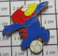 3617 Pin's Pins / Beau Et Rare / SPORTS / FOOTBALL MASCOTTE FOOTIX MONDIAL 98 Pas Arthus Bertrand - Calcio