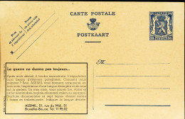 BELGIUM PPS 50C BLUE "SCEAU D'ETAT" SBEP PUBLIBEL 559 UNUSED - Werbepostkarten