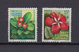 NOUVELLE-CALEDONIE 1958 TIMBRE N°288/89 NEUF AVEC CHARNIERE FLORE - Ungebraucht