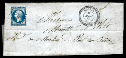 HORTES , Cachet 22 Perlé (HAUTE MARNE) - 1849-1876: Periodo Classico