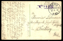 CACHET DE BERG - 1918 -  - Briefe U. Dokumente