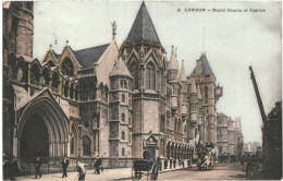 CPA Carte Postale Royaume Uni London Royal Courts Of Justice 1908 VM80441 - Otros & Sin Clasificación