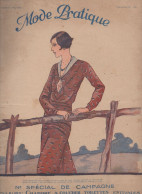 Revue  MODE PRATIQUE  N° 18 Du 3 Mai 1930  Avec Belle Couverture Illustrée      (CAT4084 / 30/ 18) - Fashion
