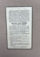 MEEUS Maria °ROOSBEEK-BUTSEL 1873 +VERTRIJK 1936 - ADAMS - PEETERS - VANDENBOSCH - TOKKA - VANDENBORNE - FESTRAETS - Obituary Notices