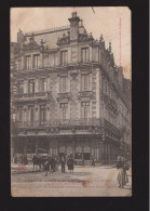 CPA - 42 - St-Etienne - Angle De La Rue Marengo Et De La Rue De Paris - Les Bureaux De La Mutualité - Animée - 1904 - Saint Etienne