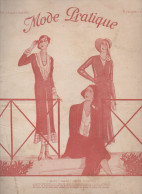 Revue  MODE PRATIQUE  N° 31 Du 2 Aout 1930  Avec Belle Couverture Illustrée      (CAT4084 / 30/ 31) - Mode
