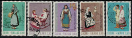 1973 Finland, National Costumes Complete Set Used. - Usati