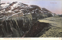 11677511 Furka Panorama Der Furka Und Grimsel Mit Furkastrasse Furka - Autres & Non Classés