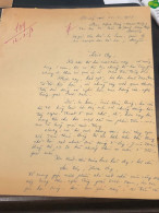 South Vietnam Letter-sent Mr Ngo Dinh Nhu -year-12/3/1953 No-109- 1 Pcs Paper Very Rare - Historical Documents